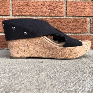 Merona Nadia Cork wedges. Size 7